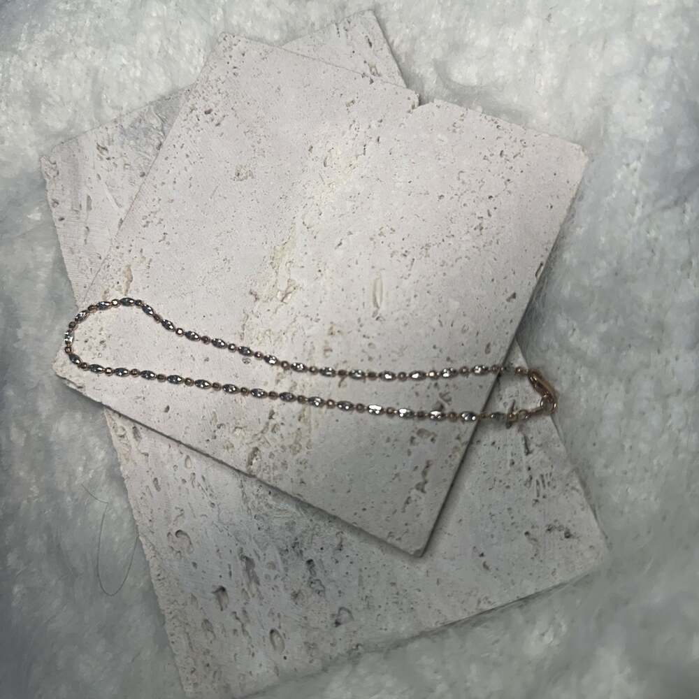 Italian 925 Sterling Silver Rose Gold Vermeil Anklet - BDA063 –